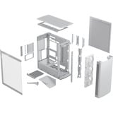 Fractal Design Define One Light TG Clear Tint, Chassis Tower bianco