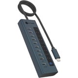 ICY BOX 61171, Hub USB antracite