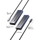 ICY BOX 61171, Hub USB antracite