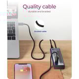 ICY BOX 61171, Hub USB antracite
