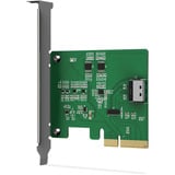 Icy Dock MB408A5 "EXLink" MCIO 4i (SFF-TA-1016) a adattatore PCIe 5.0 x4, Scheda di interfaccia 