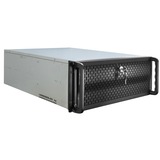 Inter-Tech IPC 4U-4129L Supporto Metallico, Argento Nero, Supporto, Server, Metallico, Argento, ATX, EATX, micro ATX, Acciaio, 4U