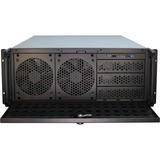 Inter-Tech IPC 4U-4129L Supporto Metallico, Argento Nero, Supporto, Server, Metallico, Argento, ATX, EATX, micro ATX, Acciaio, 4U