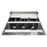 Inter-Tech IPC 4U-4129L Supporto Metallico, Argento Nero, Supporto, Server, Metallico, Argento, ATX, EATX, micro ATX, Acciaio, 4U