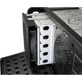 Inter-Tech IPC 4U-4129L Supporto Metallico, Argento Nero, Supporto, Server, Metallico, Argento, ATX, EATX, micro ATX, Acciaio, 4U