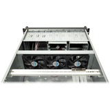 Inter-Tech IPC 4U-4129L Supporto Metallico, Argento, Server case Nero, Supporto, Server, Metallico, Argento, ATX, EATX, micro ATX, Acciaio, 4U