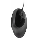 Kensington Mouse Pro Fit® Ergo con cavo Nero, Mano destra, Ottico, USB tipo A, 3200 DPI, Nero