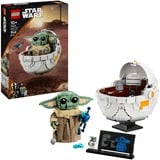 LEGO Star Wars 75403 Grogu e Carrozzina con Rana Sorgan e Minifigure di Grogu da Collezione, Giocattolo per Bambini 10+, Giochi di costruzione Giocattolo per Bambini 10+, Set da costruzione, 10 anno/i, Plastica, 1048 pz, 1,26 kg