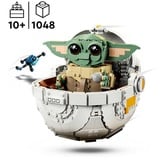 LEGO Star Wars 75403 Grogu e Carrozzina con Rana Sorgan e Minifigure di Grogu da Collezione, Giocattolo per Bambini 10+, Giochi di costruzione Giocattolo per Bambini 10+, Set da costruzione, 10 anno/i, Plastica, 1048 pz, 1,26 kg