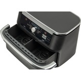 Ninja Foodi FlexDrawer Friggitrice ad aria AF500EU, Friggitrice ad aria calda Nero/in acciaio inox