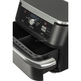 Ninja Foodi FlexDrawer Friggitrice ad aria AF500EU, Friggitrice ad aria calda Nero/in acciaio inox