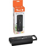 Peach PS400-00 distruggi documenti Taglio a striscia 72 dB 22 cm Nero, Argento grigio/Nero, Taglio a striscia, 22 cm, 7 mm, 72 dB, 6 fogli, P-1