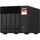 QNAP TS-473A NAS Tower Collegamento ethernet LAN Nero V1500B Nero, NAS, Tower, Ryzen Embedded, V1500B, Nero