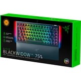 Razer BlackWidow V4 75%, Tastiera da gioco Nero
