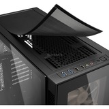 Sharkoon TG5 Pro RGB Midi Tower Nero Nero, Midi Tower, PC, Nero, ATX, micro ATX, Mini-ITX, Acciaio, Vetro temperato, Giocare