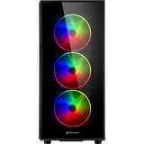 Sharkoon TG5 Pro RGB Midi Tower Nero, Chassis Tower Nero, Midi Tower, PC, Nero, ATX, micro ATX, Mini-ITX, Acciaio, Vetro temperato, Giocare