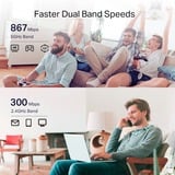 TP-Link RE335 Ripetitore di rete 867 Mbit/s Bianco Ripetitore di rete, 867 Mbit/s, Wi-Fi, Collegamento ethernet LAN, Bianco