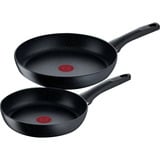 Tefal Set di padelle Black Stone, 2 pezzi Nero