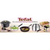 Tefal Set di padelle Black Stone, 2 pezzi Nero