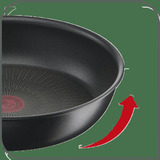 Tefal Set di padelle Black Stone, 2 pezzi Nero