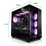 Thermaltake PC-000113-DE, PC Gaming Nero/trasparente
