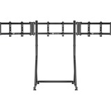 Thermaltake Supporto triplo per monitor nero, per cockpit simulatore di guida GR500, Base per monitor Nero