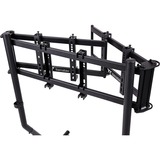 Thermaltake Supporto triplo per monitor nero, per cockpit simulatore di guida GR500, Base per monitor Nero