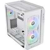 Thermaltake View 51 TG ARGB Snow Midi Tower Bianco, Chassis Tower bianco, Midi Tower, PC, Bianco, ATX, EATX, micro ATX, Mini-ITX, Acciaio, Giocare