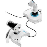 Thrustmaster T.Flight Hotas One Microsoft Flight Simulator Edition Nero, Bianco USB Joystick + leva di controllo del motore Analogico/Digitale PC, Xbox One, Xbox One S, Xbox One X bianco/Nero, Joystick + leva di controllo del motore, PC, Xbox One, Xbox One S, Xbox One X, Pulsante Menu, Pulsante Condividi, View button, Analogico/Digitale, Cablato, USB