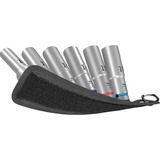 Wera 05004565001 bussola e set di bussole, chiave combinata   Nero, Set di bussole, 1/2", Metrico, 6 testina/e, 10,13,15,16,17,19 mm, 290 mm