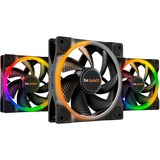 be quiet! Light Wings | 120mm PWM Triple Pack Case per computer Ventilatore 12 cm Nero 3 pz, Ventola Nero, Ventilatore, 12 cm, 1700 Giri/min, 20,6 dB, 41,51 pdc/min, 70,53 m³/h