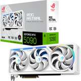 ASUS ROG Astral - -RTX5090-O32G-WHITE NVIDIA GeForce RTX 5090 32 GB GDDR7, Scheda grafica bianco, GeForce RTX 5090, 32 GB, GDDR7, 512 bit, 7680 x 4320 Pixel, PCI Express 5.0