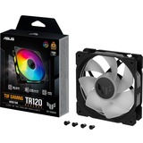 ASUS TUF GAMING TR120 ARGB, Ventola Nero/trasparente