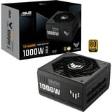 ASUS TUF Gaming 1000W Gold alimentatore per computer 20+4 pin ATX ATX Nero, Alimentatore PC Nero, 1000 W, 100 - 240 V, 130 W, 1000 W, 130 W, 9,6 W