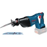 Bosch GSA 18V-LI Professional Nero, Blu, Scambiarsi sega blu/Nero, Deep discharge, Surriscaldamento, Sovraccarico, Nero, Blu, 2,8 cm, 25 cm, 2 cm, 88 dB