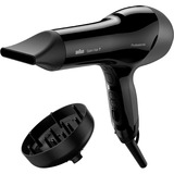 Braun HD785 asciuga capelli 2000 W Nero, Asciugacapelli Nero, 70 °C, Nero, Monocromatico, Gancio per appendere, Pulsanti, Tiro a effetto, 2000 W