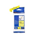 Brother TZE-FX641 nastro per etichettatrice Nero su giallo TZ, Nastro di scrittura Nero su giallo, TZ, Nero, Cina, 5 anno/i, 1,8 cm