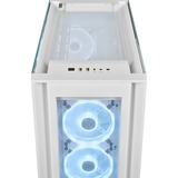 Corsair 5000X RGB QL Edition Midi Tower Bianco bianco, Midi Tower, PC, Bianco, ATX, Giocare, Multi