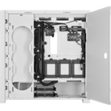 Corsair 5000X RGB QL Edition Midi Tower Bianco bianco, Midi Tower, PC, Bianco, ATX, Giocare, Multi