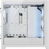 Corsair 5000X RGB QL Edition Midi Tower Bianco, Chassis Tower bianco, Midi Tower, PC, Bianco, ATX, Giocare, Multi