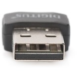 Digitus Adattatore wireless mini USB 600AC Wireless, USB, WLAN, Wi-Fi 5 (802.11ac), 433 Mbit/s, Nero