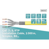 Digitus Cavo di posa Professional Cat.7a S/FTP simplex, B2ca giallo