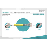 Digitus Cavo di posa Professional Cat.7a S/FTP simplex, B2ca giallo