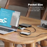 Digitus Stazione di docking da viaggio a 7 porte, Docking station grigio/Nero