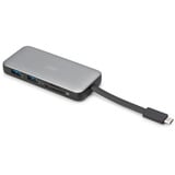 Digitus Stazione di docking da viaggio a 7 porte, Docking station grigio/Nero