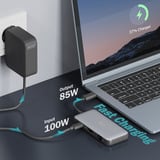 Digitus Stazione di docking da viaggio a 7 porte, Docking station grigio/Nero