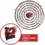 EINHELL Professional Akku-Nagler FIXETTO 18/50 N - Solo, 18Volt, Chiodatrice rosso/Nero