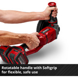 EINHELL Smerigliatrice angolare professionale a batteria AXXIO 36/230 Q, 36Volt (2x18V) rosso/Nero