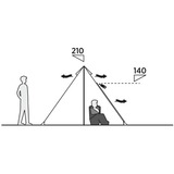 Easy Camp Otra Tipi 120482, Tenda marrone