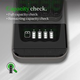 GP Batteries Caricabatterie USB RECYKO PRO P461, 4 slot di ricarica, incl. docking station D461 grigio